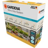 GARDENA Micro-Drip-Bewatering Balkon Set (15 planten)​ druppelaar Zwart/grijs