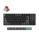 Keychron K8 Ultra 8K Wireless Custom Mechanical Keyboard Zwart, US lay-out (QWERTY), Keychron Apex Red, 80% (TKL), RGB leds, OSA Double-shot PBT, USB-C | 2.4 GHz | Bluetooth 5.2
