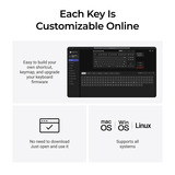 Keychron K8 Ultra 8K Wireless Custom Mechanical Keyboard Zwart, US lay-out (QWERTY), Keychron Apex Red, 80% (TKL), RGB leds, OSA Double-shot PBT, USB-C | 2.4 GHz | Bluetooth 5.2