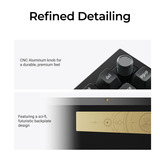 Keychron Q1 Ultra-M4 8K Wireless Custom Mechanical Keyboard Zwart, US lay-out (QWERTY), Keychron Silk POM Banana, 75%, 75%, RGB, Hot swap, 8K, 2.4 GHz / Bluetooth 5.2 / USB-C