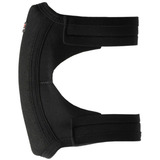 Kneetek PROFILINE Poly kniebescherming Zwart/rood