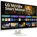 LG MyView Smart 32SR73U-W 31.5" 4K UHD monitor Wit, HDMI, USB-C, Bluetooth, webOS