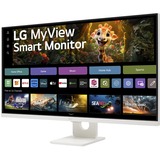 LG MyView Smart 32SR73U-W 31.5" 4K UHD monitor Wit, HDMI, USB-C, Bluetooth, webOS