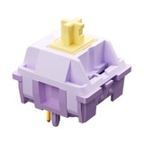 MCHOSE X75 Navy Blue Hyacinth Wireless Gasket Mount Mechanical, toetsenbord Wit/blauwgrijs, US lay-out, KTT Hyacinth, 75%, RGB, Hot swap, Double-Shot PBT, draadloos / Bluetooth / USB-C