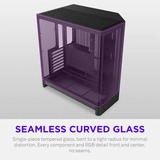 NZXT H6 midi tower behuizing Zwart | 2x USB-A | 1x USB-C | Tempered Glass