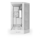 NZXT NZXT H9 Flow RGB+ (2025) All White midi tower behuizing Wit (mat) | 2x USB-A | 1x USB-C | RGB | Window