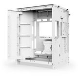 NZXT NZXT H9 Flow RGB+ (2025) All White midi tower behuizing Wit (mat) | 2x USB-A | 1x USB-C | RGB | Window
