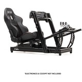 Next Level Racing F-GT Elite Lite - Wheelplate Edition racing simulator Zwart