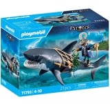 PLAYMOBIL Reuzenhaai met piraat Constructiespeelgoed 71793