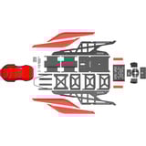 Res-Tech X1 Cockpit racingsimulator Zwart/hoogglans wit