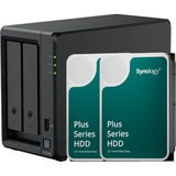 Synology DiskStation DS725+ incl. 2x Synology HAT3300-4T 4 TB harde schijf nas Zwart, 2x LAN, USB-A 3.2 (5 Gbit/s)