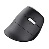 Trust Vyran Ergonomische Muis Verticaal Hyperscrollwiel  Zwart, 1000-4800 Dpi, 2.4GHz USB-A (USB-C), 2x Bluetooth