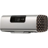 ViewSonic M10E Draagbare RGB Laser Slimme Projector met Harman Kardon Speaker​ Zwart/zilver, 2200 ANSI Lumen