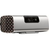 ViewSonic M10E Draagbare RGB Laser Slimme Projector met Harman Kardon Speaker​ Zwart/zilver, 2200 ANSI Lumen