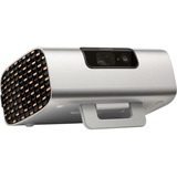 ViewSonic M10E Draagbare RGB Laser Slimme Projector met Harman Kardon Speaker​ Zwart/zilver, 2200 ANSI Lumen