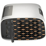 ViewSonic M10E Draagbare RGB Laser Slimme Projector met Harman Kardon Speaker​ Zwart/zilver, 2200 ANSI Lumen