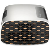 ViewSonic M10E Draagbare RGB Laser Slimme Projector met Harman Kardon Speaker​ Zwart/zilver, 2200 ANSI Lumen