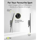 goobay TV Wall Mount TILT 37 - 86 inch (94 - 219 cm), max. 45 kg wandmontage  Zwart