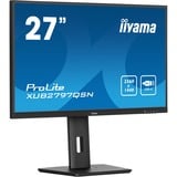 iiyama ProLite XUB2797QSN-B2 27" monitor Zwart, 100 Hz, HDMI, DisplayPort, USB-C, Adaptive Sync