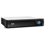 APC Smart-UPS SMC3000RMI2U Noodstroomvoeding ups Zwart, 8x C13, 1x C19, Rack Mountable, USB, 3000VA