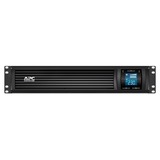 APC Smart-UPS SMC3000RMI2U Noodstroomvoeding ups Zwart, 8x C13, 1x C19, Rack Mountable, USB, 3000VA