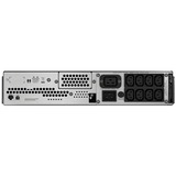 APC Smart-UPS SMC3000RMI2U Noodstroomvoeding ups Zwart, 8x C13, 1x C19, Rack Mountable, USB, 3000VA