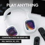 ASTRO Gaming A30 LIGHTSPEED Draadloze gaming headset Wit, Playstation 5 + Xbox Series X|S, Nintendo Switch, PC, Mobile, iOS, Android