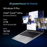 ASUS ExpertBook P5 P5405CSA-NZ0195X 14"  laptop Grijs | Core Ultra 7 258V | Arc Graphics 140V | 32 GB | 1 TB SSD