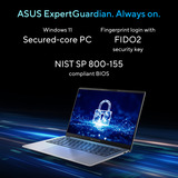ASUS ExpertBook P5 P5405CSA-NZ0195X 14"  laptop Grijs | Core Ultra 7 258V | Arc Graphics 140V | 32 GB | 1 TB SSD