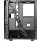 Antec NX260 midi tower behuizing Zwart | 3x USB-A | RGB | Tempered Glass