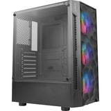 Antec NX260 midi tower behuizing Zwart | 3x USB-A | RGB | Tempered Glass