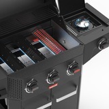 Barbecook Luca 312 gasbarbecue met kast en zijbrander Zwart