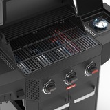 Barbecook Luca 312 gasbarbecue met kast en zijbrander Zwart
