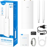 Cudy AP1300 AC1200 WiFi Gigabit Outdoor Access Point Wit, PoE