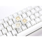 Ducky One 2 Pro Mini White Classic RGB mechanisch gaming toetsenbord Wit, US lay-out (QWERTY), Cherry MX Brown, 60%, RGB led, Double-shot PBT, QUACK Mechanics