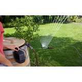 GARDENA Accu Regentonpomp 2400 ComfortAutomatic 18V P4A Gebruiksklare set incl. accu en oplader Donkergrijs/zwart, 14605-20 | Pomp | Accu | Oplader | Buis en aansluiting