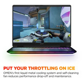 HP OMEN MAX 16-ah0380nd 16"  gaming laptop Zwart | Core Ultra 9 275HX | RTX 5080 | 32 GB | 1 TB SSD