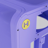 HYTE X50 midi tower behuizing Paars | 2x USB-A | 1x USB-C | Window