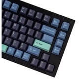 Keychron OEM Dye-Sub PBT Full Keycap-Set - Hacker keycaps Donkerblauw/neongroen, 137 stuks, US-Layout (ANSI)