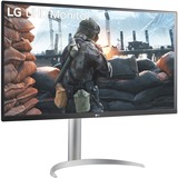 LG 32UP550N-W 31.5" 4K Ultra HD Monitor Zwart/zilver, HDMI, DisplayPort, USB-C, HDR, Free-Sync, Pivot