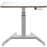 Leitz Ergo Elektrisch Zit-Sta Bureau (80x60 cm) met sta-op herinneringsfunctie tafel Wit
