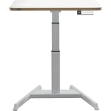 Leitz Ergo Elektrisch Zit-Sta Bureau (80x60 cm) met sta-op herinneringsfunctie tafel Wit