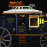 Lumibricks The Old West - Treasure Stagecoach Constructiespeelgoed L9099