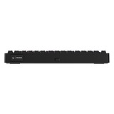 MCHOSE G75 Pro Tri-mode Gasket Structuur Mechanisch gaming toetsenbord Zwart/roze, US lay-out, KTT Cabbage Tofu V2, 75%, RGB, hot swap, PBT Double-Shot, 2.4 GHz / USB-C / Bluetooth