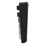 MCHOSE G75 Pro Tri-mode Gasket Structuur Mechanisch gaming toetsenbord Zwart/roze, US lay-out, KTT Cabbage Tofu V2, 75%, RGB, hot swap, PBT Double-Shot, 2.4 GHz / USB-C / Bluetooth