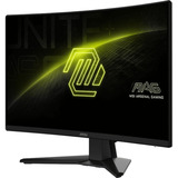 MSI MAG 242C 23.6" Curved gaming monitor Zwart, 180 Hz, HDMI, DisplayPort, Adaptive-Sync