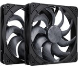 Noctua NF-A14x25 G2 PWM Sx2-PP chromax.black case fans Zwart, 2 stuks, 140 x 140 x 25 mm