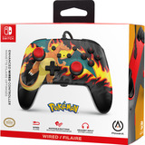PowerA Switch Wired Controller Charizard Zwart/oranje