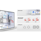 Samsung Flip Pro Interactive Display WM85F-X Wit/grijs, 2x HDMI, USB, LAN, WiFi, BT, Touch, Tizen 9.0