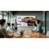 Samsung Flip Pro Interactive Display WM85F-X Wit/grijs, 2x HDMI, USB, LAN, WiFi, BT, Touch, Tizen 9.0